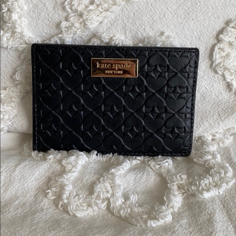 Kate Spade black card holder